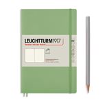 Libreta Leuchtturm Paperback B6 Puntos Tapa blanda Verde Sage