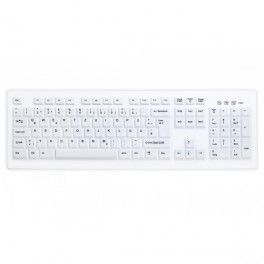 Teclado Lavable Desinfectable Active Key Ak-c8100f Usb Blanco