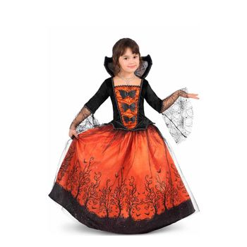 Disfraz De Vampiresa Reina De Halloween Para Niña