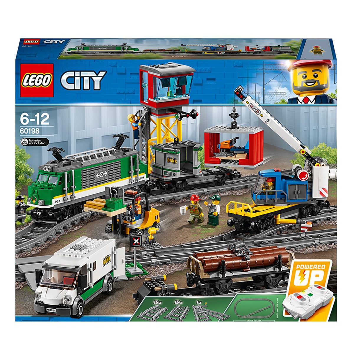 LEGO - Teledirigido Con Motor Tren De Mercancías City Trains