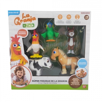 Pack 5 Super Figuras La Granja de Zenon +18 meses