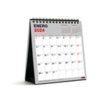 Calendario de mesa 2024 Miquelrius Basic 14x15 con espacio para escribir