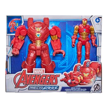 Iron Man - Figura - Marvel Avengers Mech Strike - 4 Años+