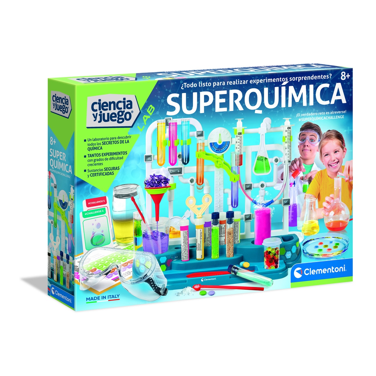 Clementoni - Juego Educativo Y Científico Super Química