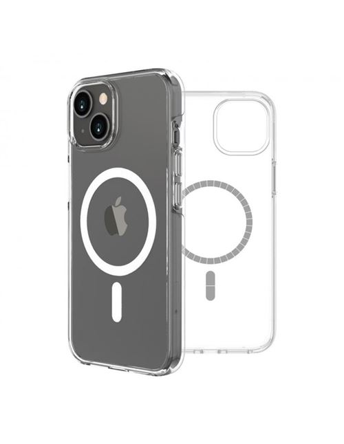 Funda Muvit for Change Recycletek MagSafe Transparente para iPhone 14 Plus
