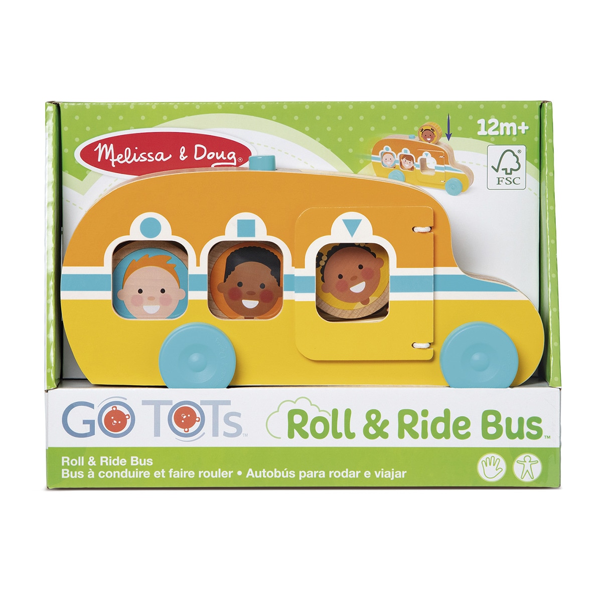 Toy Partner - Go Tot Autobus Madera