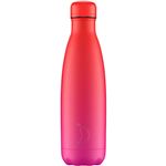 Botella termo Chilly's 500 ml Gradient Hot Pink