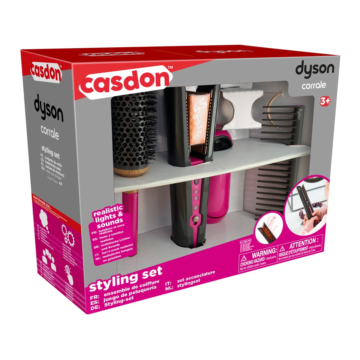 Cefa Toys - Set Plancha Del Pelo Dyson Corralle