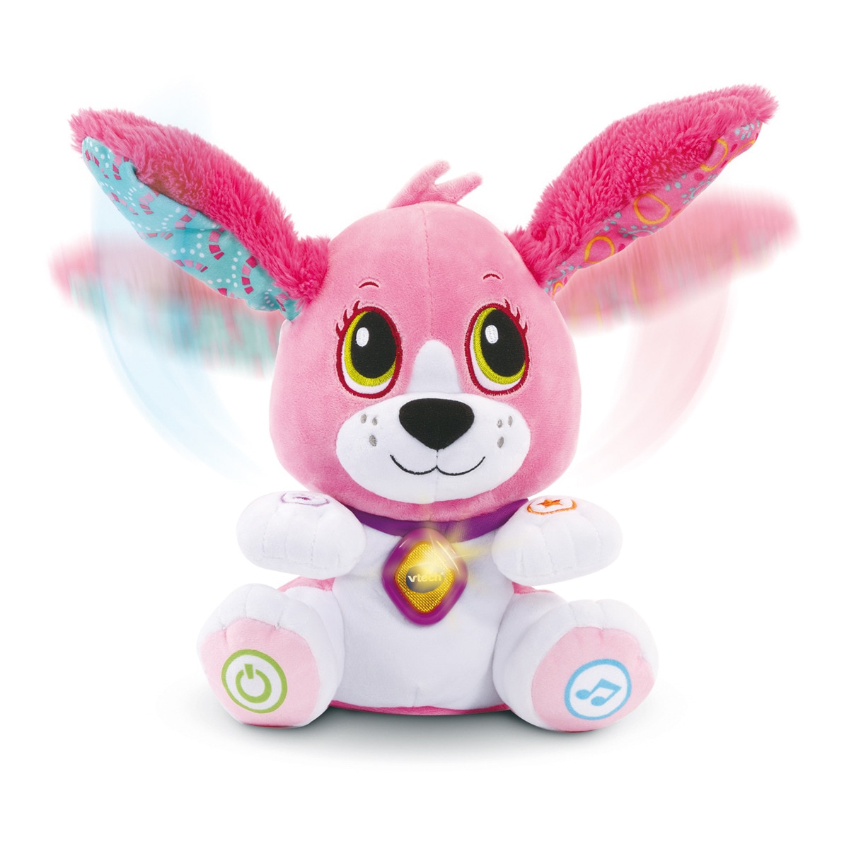 VTech - Sira La Perrita Interactiva Color Rosa Peluche Educativo Baby