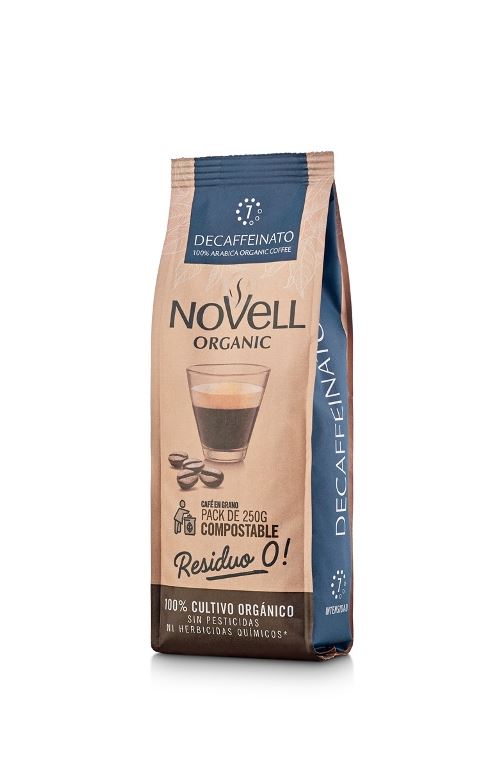 Café en grano Novell Descafeinado 250 g