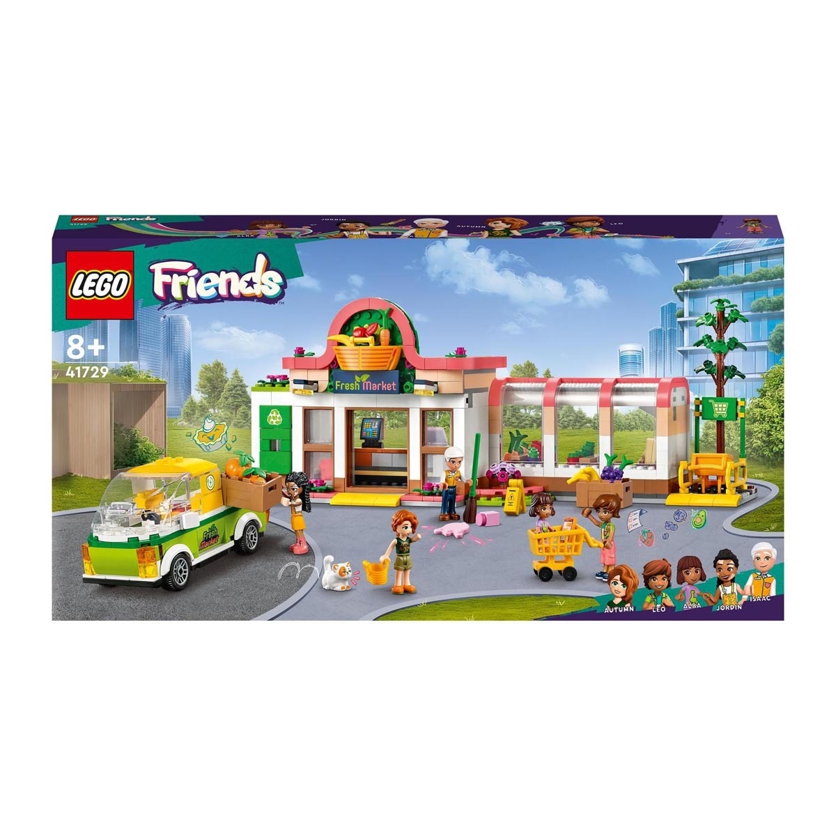 LEGO - De Construcción Supermercado Orgánico Con Furgoneta Y Mini Muñecas Friends