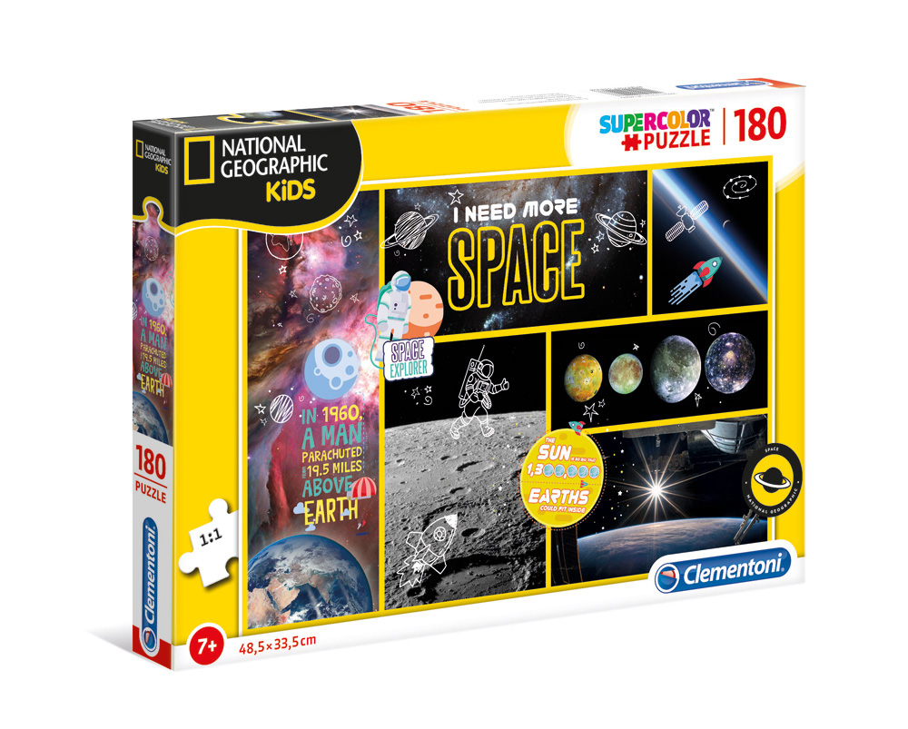 Puzzle National Geographic I need more space Clementoni 180 piezas