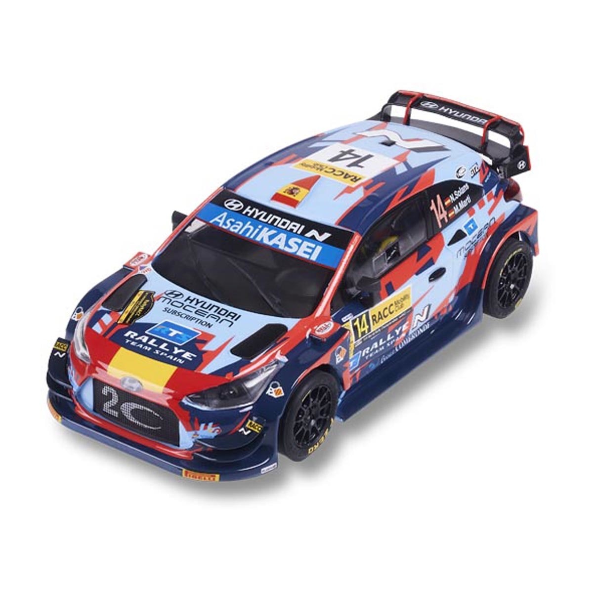 Scalextric - Coche De Carreras Linea Advance Escala 1:32 Hyundai I-20 Wrc Solans