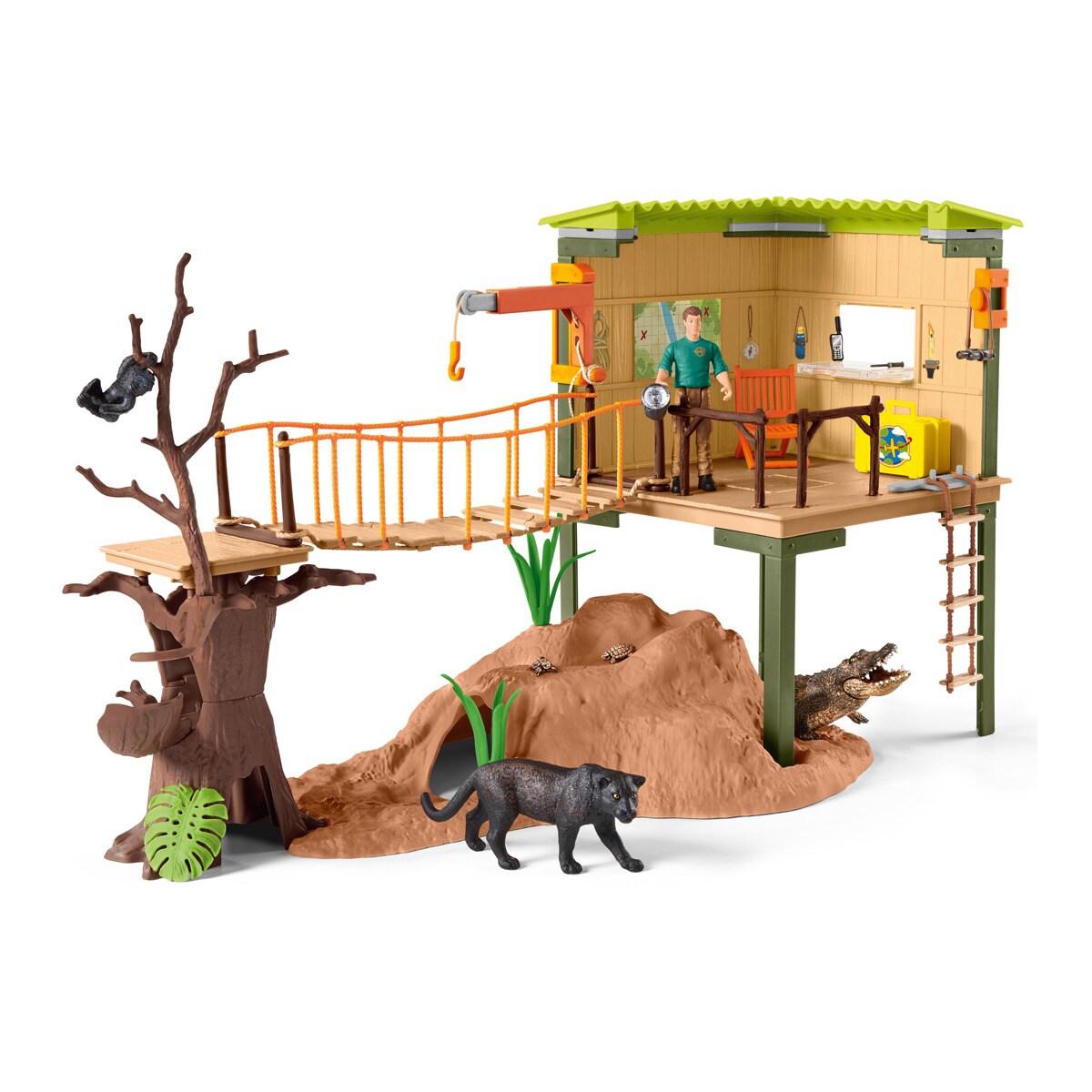 Schleich - Estación De Aventuras Wild Life Figuras