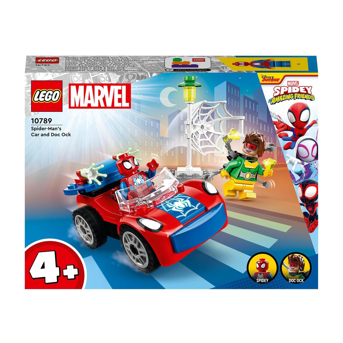 LEGO - De Construcción Coche De Spider-Man Y Doc Ock Spidey Y Sus Amigos Marvel