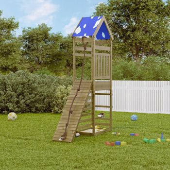 Parque Infantil De Exterior Madera De Pino Impregnada