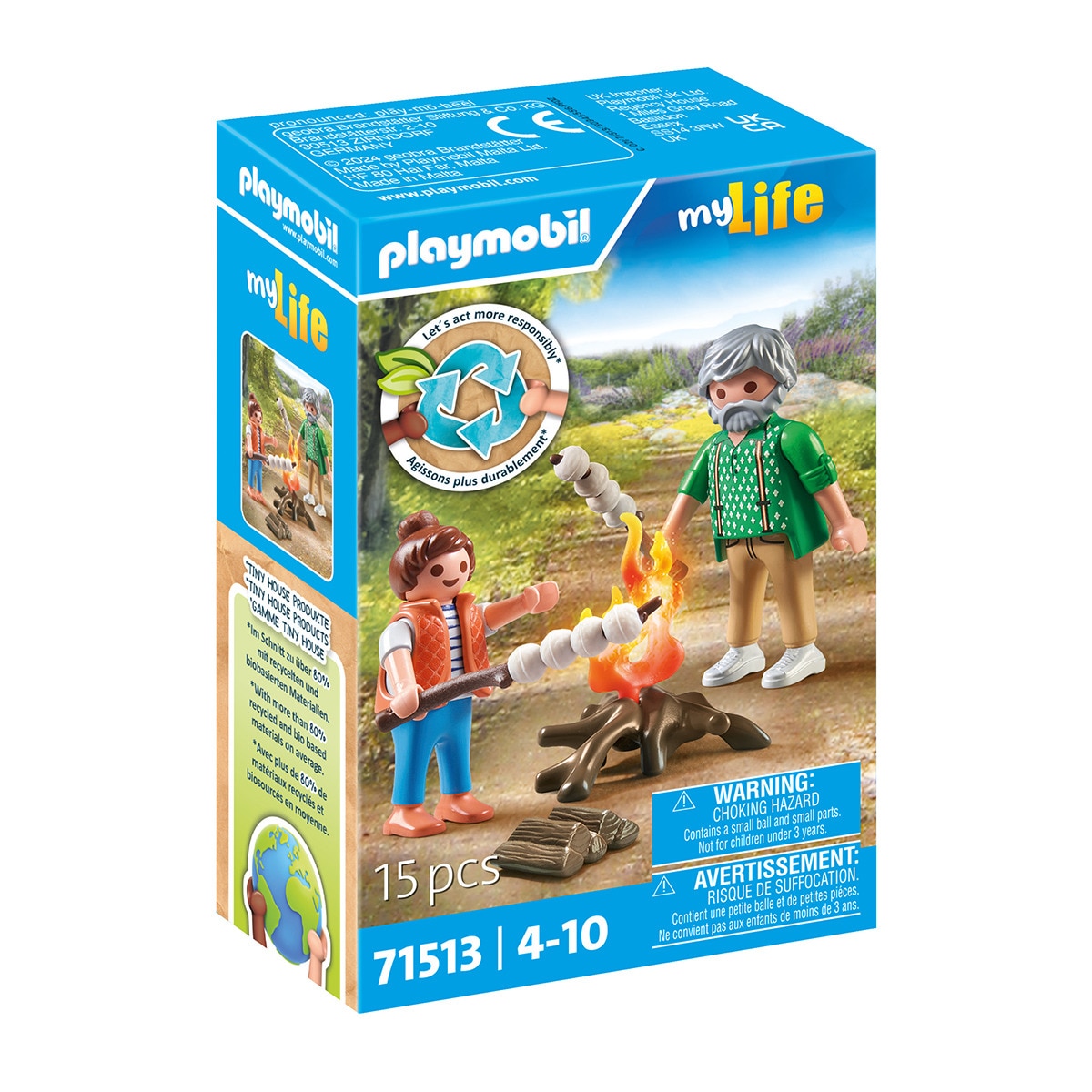 Playmobil - Hoguera con malvaviscos.