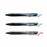 Bolígrafo Uniball SXN-150 tipo roller azul-rojo-negro (pack de 3 unidades)