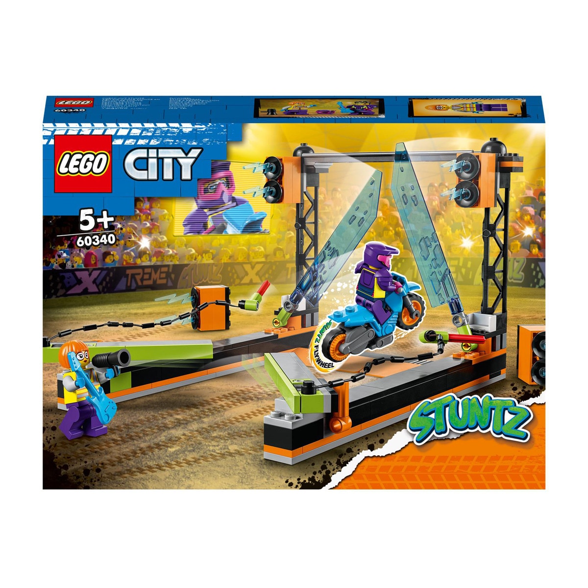 LEGO - De Construcción Desafío Acrobático: Espadas Con Moto Acrobática City Stuntz