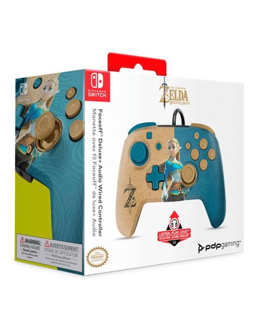 Mando PDP Faceoff Zelda Breah Nintendo Switch