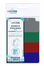 Marcapáginas extraíbles para cuaderno Ingeniox colores intensos 4 posiciones