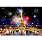 Puzzle de madera Wood City Paris by night grande 300 piezas