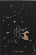 Cuaderno Moleskine L rayas Edición limitada El Principito negro