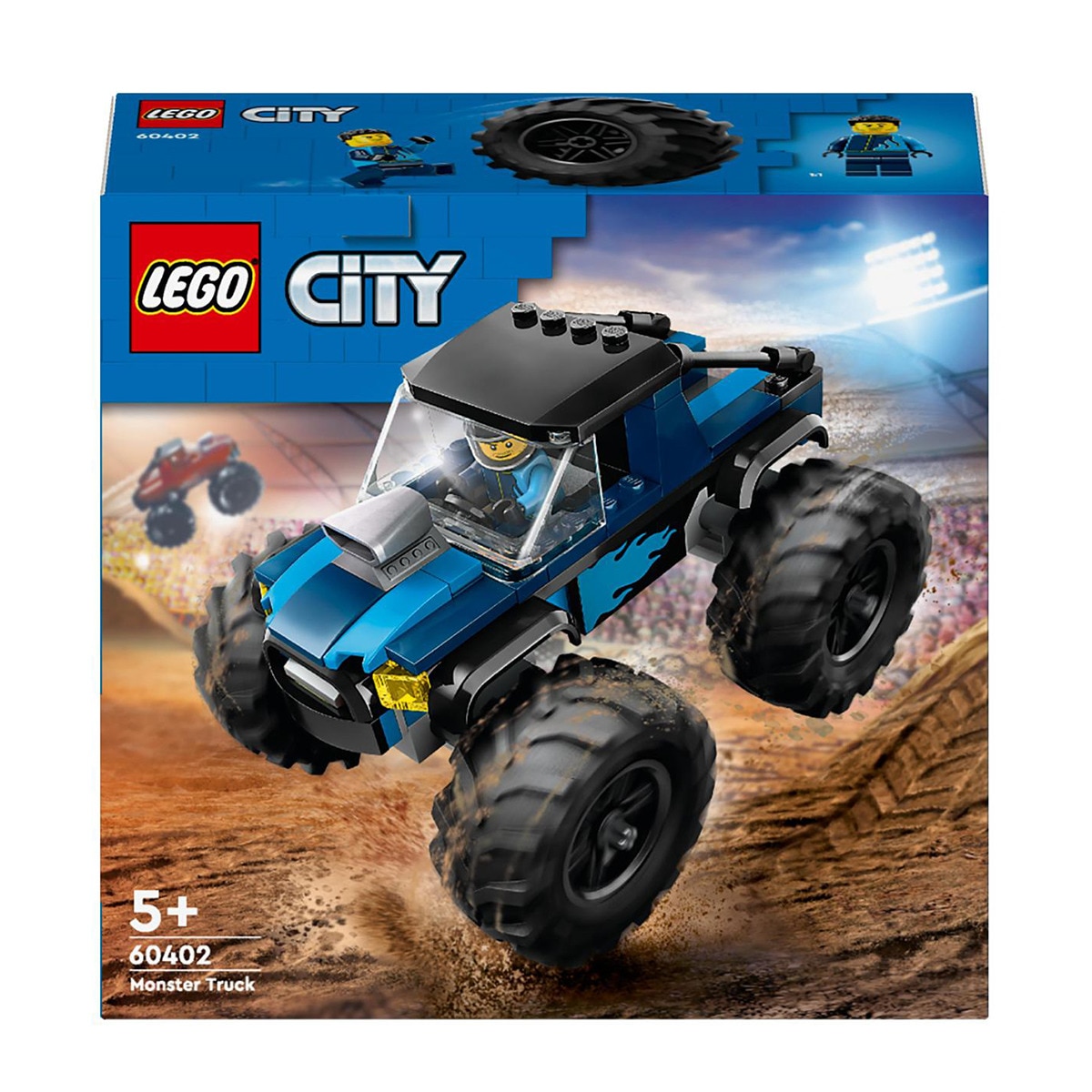 LEGO - de construcción Monster Truck Azul LEGO City Great Vehicles.