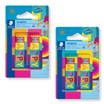 Blíster 2 gomas de borrar STAEDTLER Rasoplast Happy