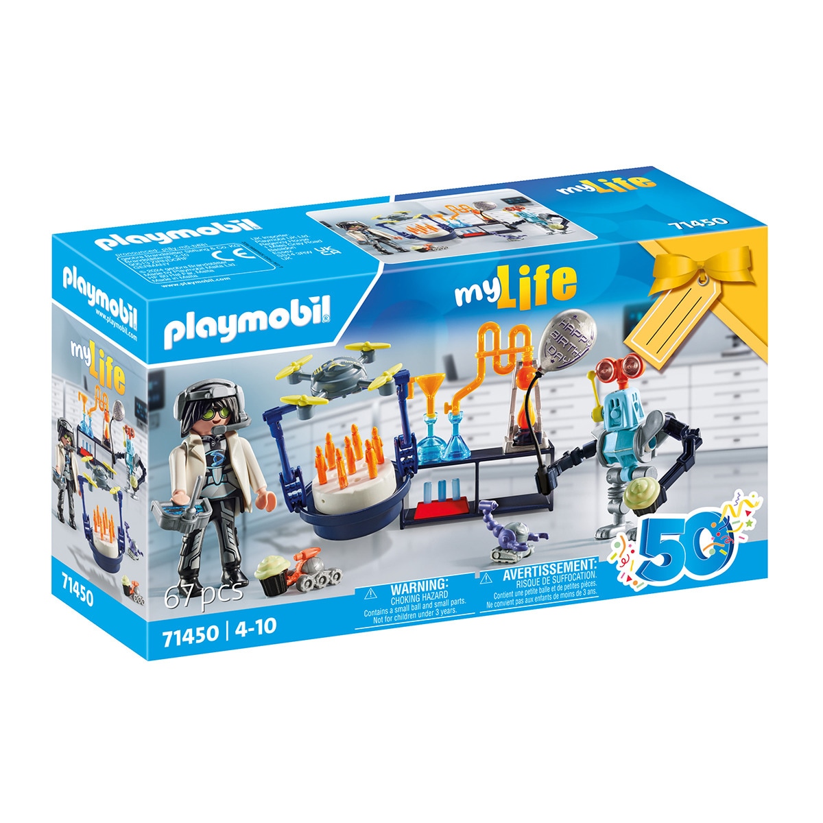 Playmobil - Investigador con robots.