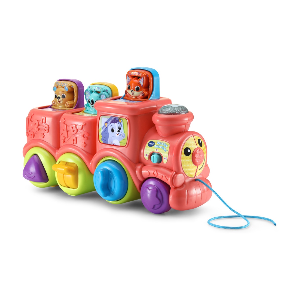 VTech - Arrastre Interactivo Tren Del Zoo Para Bebes Para Descubrir Los Animales Baby