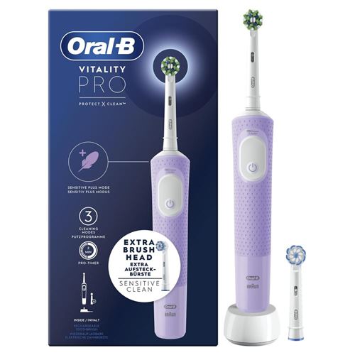 Cepillo eléctrico Oral-B Vitality Pro Lila + 2 recambios