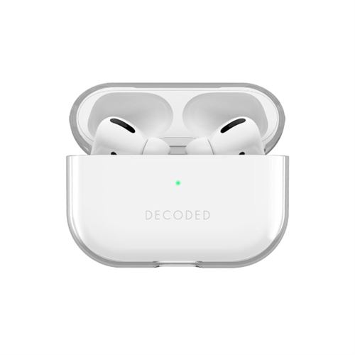 Funda de silicona Decoded AirCase Transparente para AirPods Pro 2ª Gen