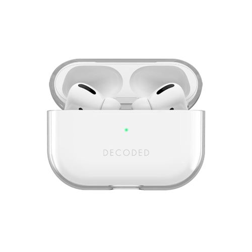 Funda de silicona Decoded AirCase Transparente para AirPods Pro 2ª Gen