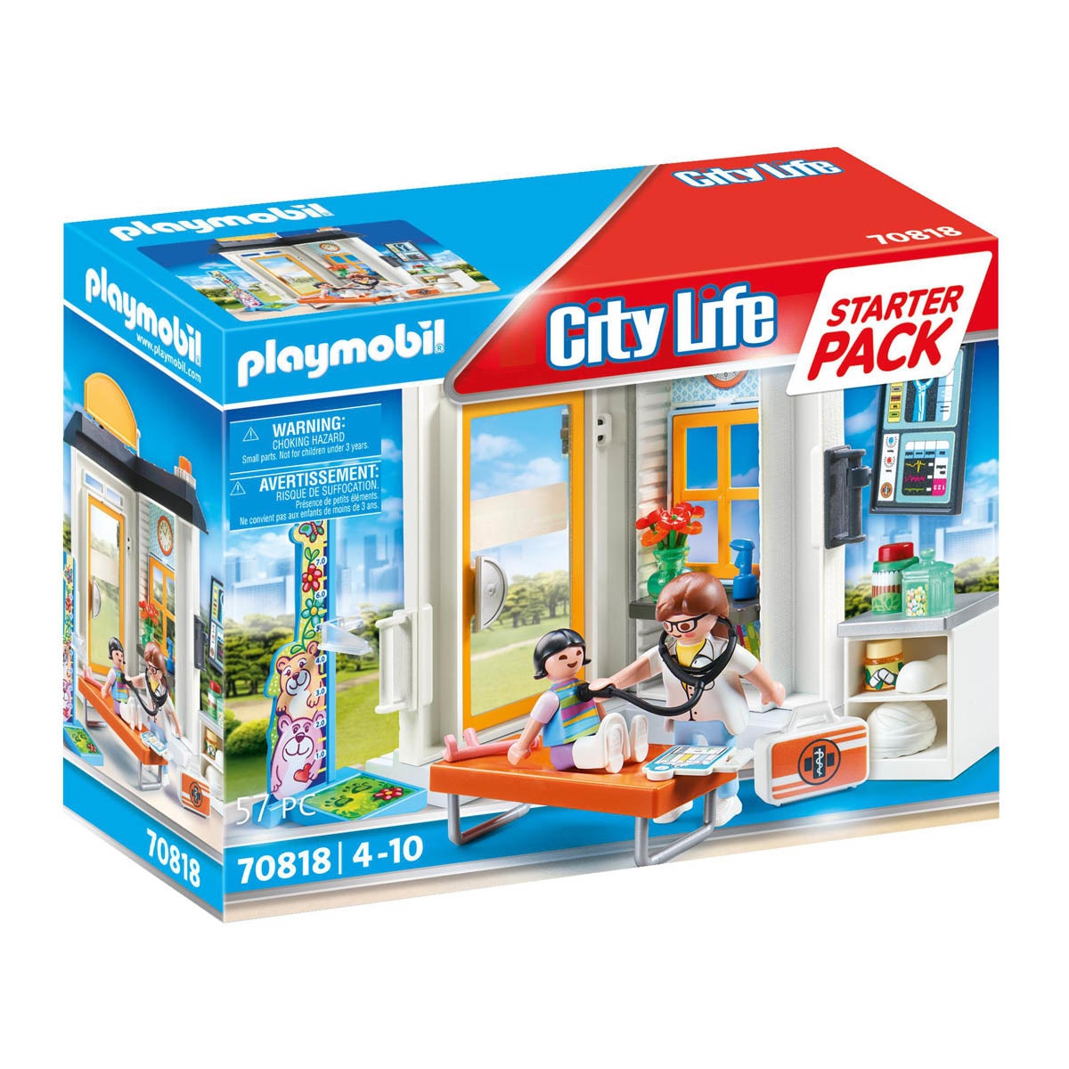 Playmobil - Starter Pack Pediatra City Life