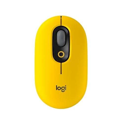 Ratón inalámbrico Logitech Pop Emoji Blast Amarillo