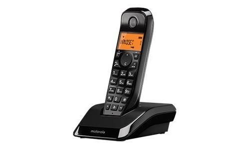 Teléfono inalámbrico Motorola S1201 Dect Negro