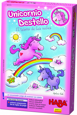 Unicornio Destello: El tesoro de las nubes