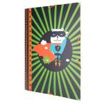 Carpeta A4 Milan Super Héroes negra