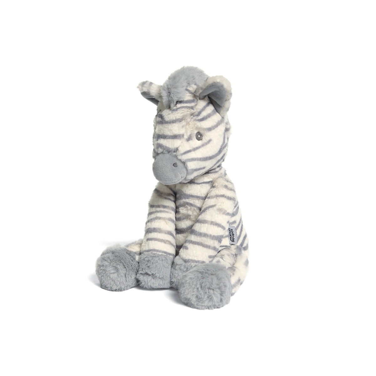 Mamas & Papas - Peluche Cebra Gris/blanco
