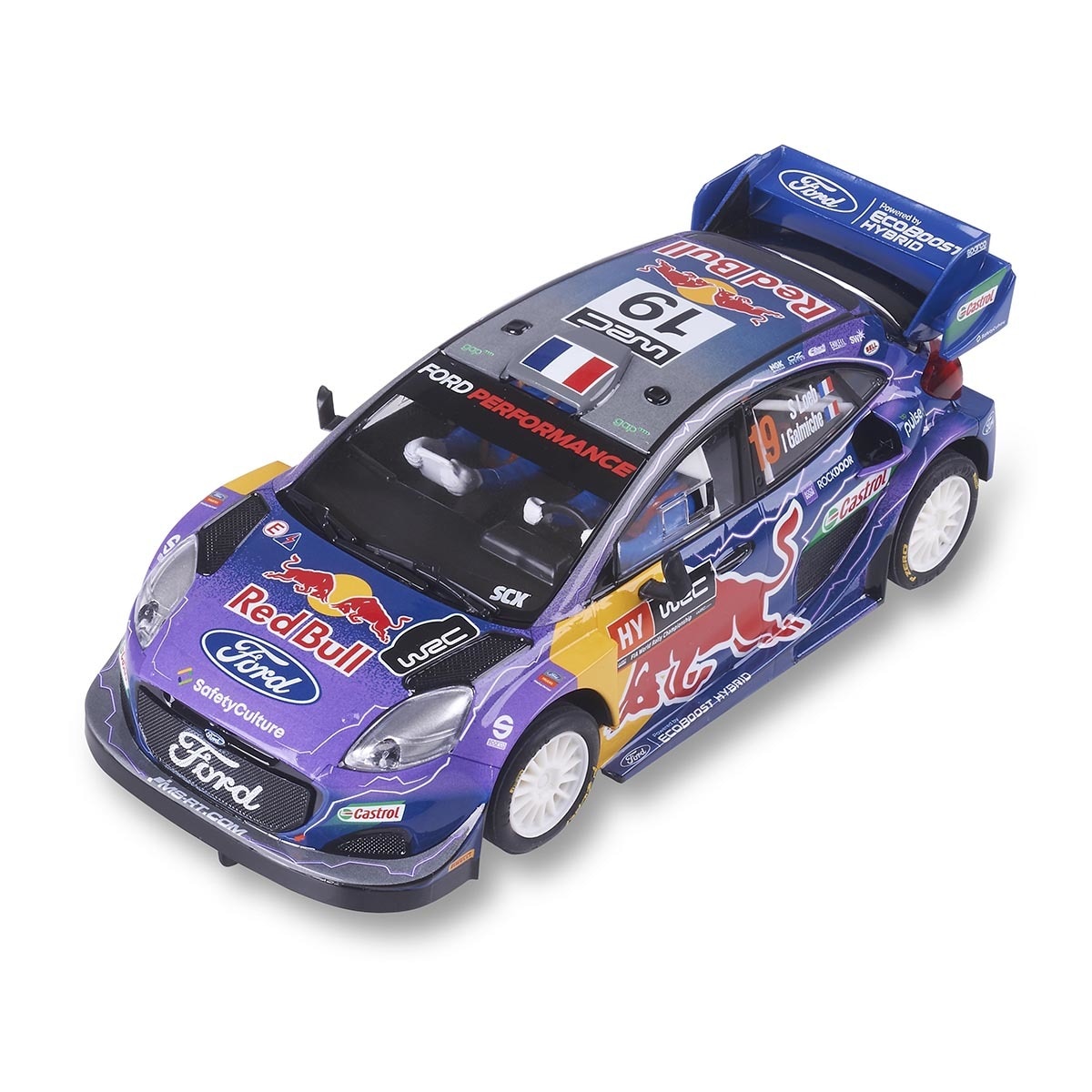 Scalextric - Ford Puma Rally1 WRC - Loeb  4WD Scalextric.