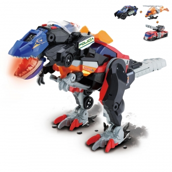 VTech - Figura Dinosaurio Transformable Mega T-REX SOS 3 En 1 Switch&Go