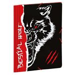 Carpeta Gomas Busquets Bestial Wolf Bestial Wolf Negro