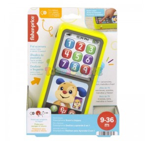 Fisher-Price - Teléfono De Con Sonidos Desliza Y Aprende