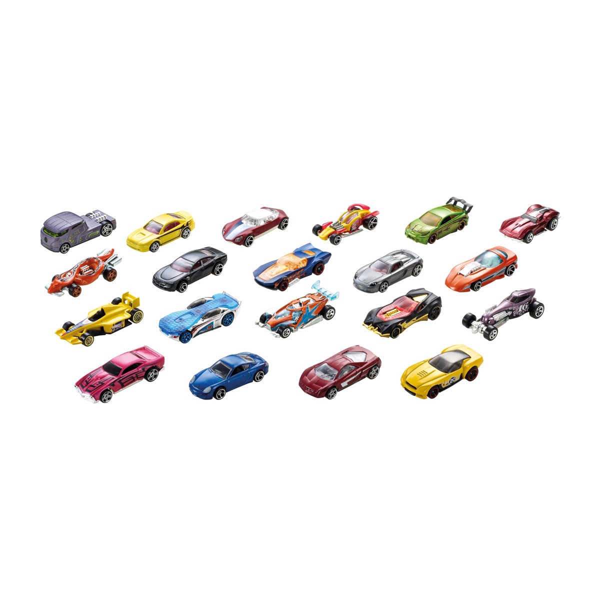 Hot Wheels - Pack De 20 Vehículos Coches De s