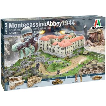 Italeri 6198 - Juego De Batalla Montecassino Abbey 1944 Breaking The Gustav Line