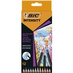 Pack de 12 Lápices de colores Acuarelables BIC Intensity