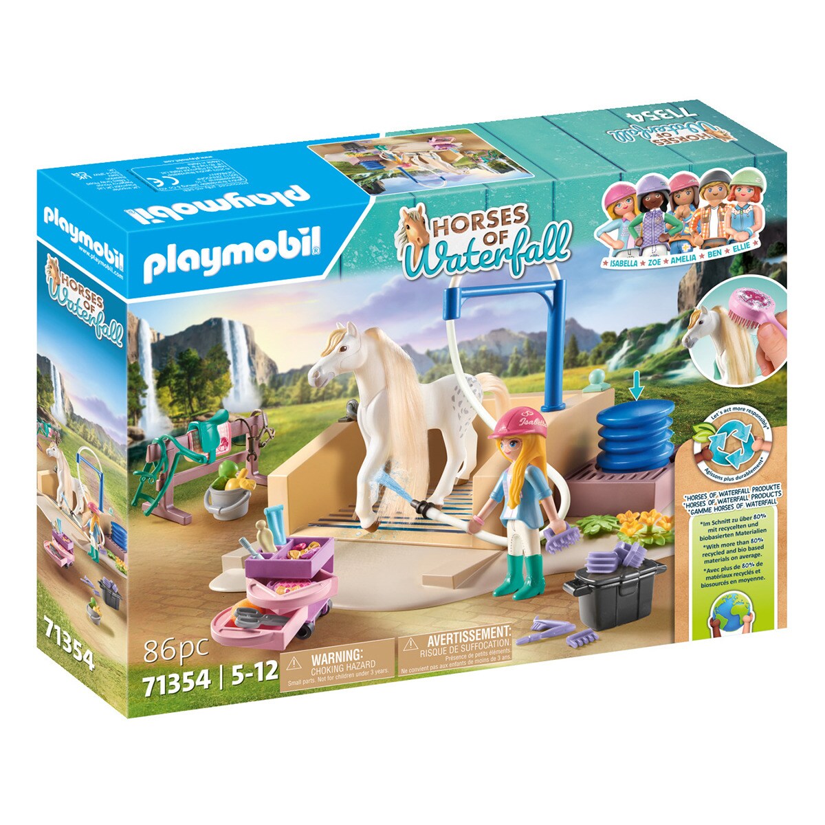 Playmobil - Set de Limpieza con Isabella y Lioness Playmobil.