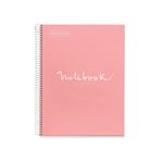Libreta Miquelrius A4 80 hojas Cuadriculada Emotions Craft Rosa