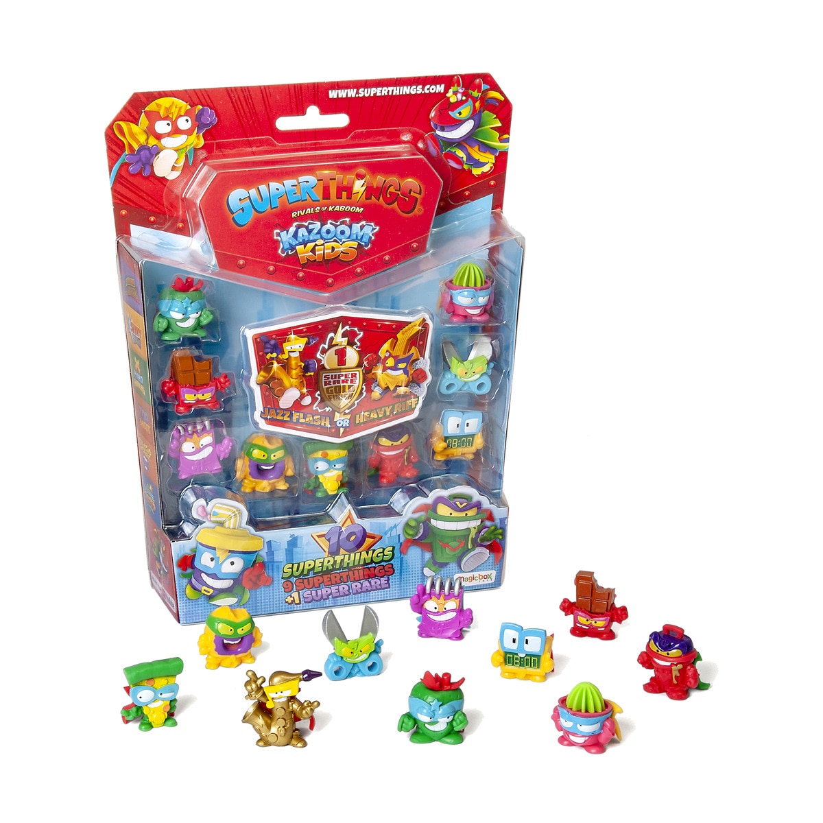 Superthings - Blister 10 Figuras Kazoom Kids Rivals Of Kaboom